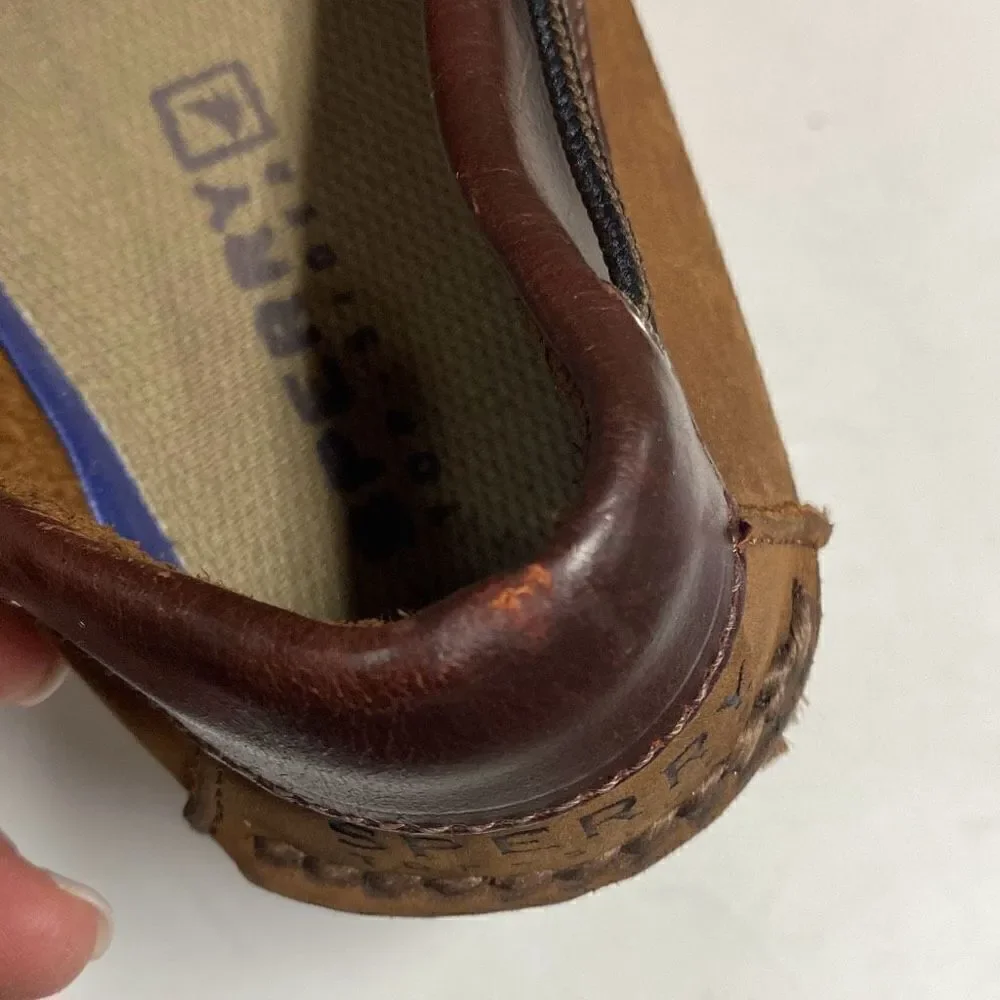 Sperry Brown Leeward Boat Shoe Size 8